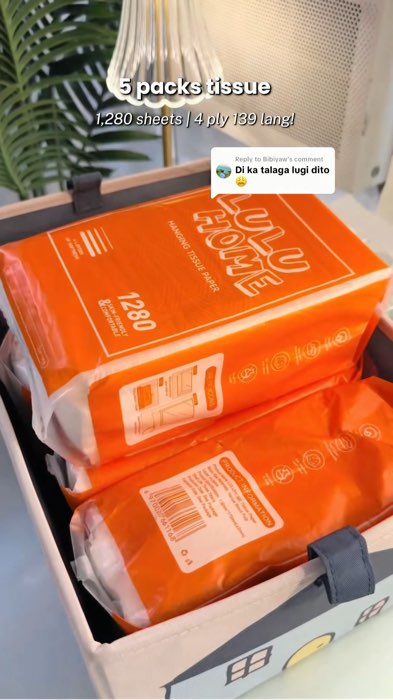 Sulit na sulit kna dito! #tissue #facialtissue #hangingtissue #Luluhome #FreeCoinsInShopeeVideo