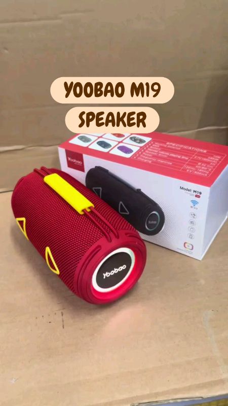 YOOBAO M19 PORTABLE SPEAKER #portablespeaker #yoobaom19 #wirelessspeaker #speaker #vshop #vhylleshop #freecoinsinshopeevideo #fyp #trending