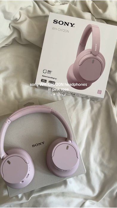 so inlove with my sony headphones! 🎧✨ #sony #headphones #gadget #tech #gadget #earphones #essential #trending #viral #fyp #trend #Recos #pink