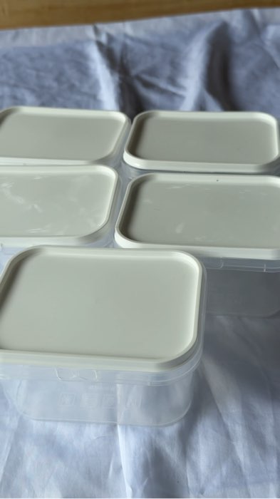 5PCS PP Food Grade Microwave Fresh-keeping Sealed Transparent Refrigerator Storage Box Disposable #FoodKeeper #foodstorage #lunchbox