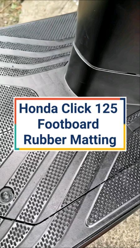 Honda Click 125 Footboard Rubber Matting #footboardrubbermatting #motorcyclefootboard #hondaclickfootboard #motorcycleaccessories