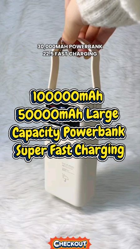 100000mAh 50000mAh Large Capacity Powerbank Super Fast Charging. #MasMuraSaShopee #FreeCoinsInShopeeVideo  #ShopeePHPaydaySale #WishlistMoSagotKo #fyp