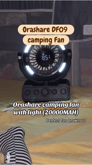 Orashare DF09 Rechargable Camping Fan #orasharedf09 #OrashareCampingFan #OrashareOutdoorFan #campingfan #vahop #vhylleshop #FreeCoinsInShopeeVideo
