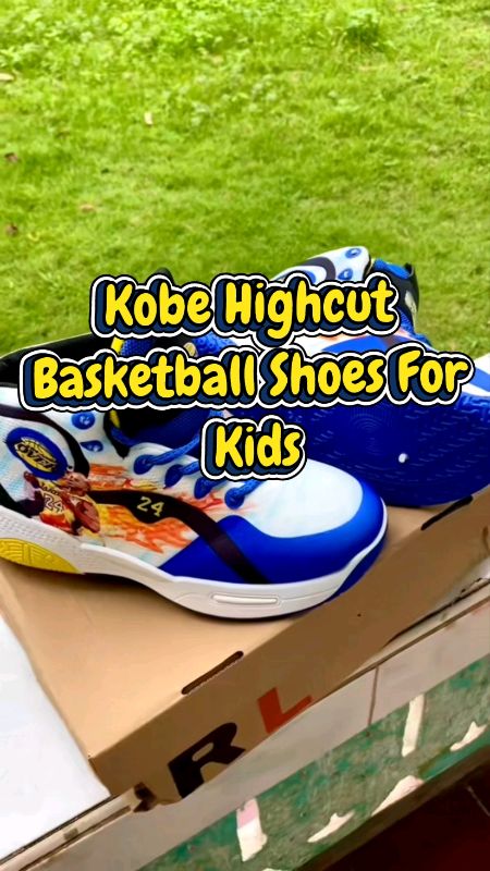 Kobe Highcut Basketball Shoes For Kids Spikes Shoes. #basketballshoes #MasMuraSaShopee #FreeCoinsInShopeeVideo  #ShopeePHPaydaySale #WishlistMoSagotKo