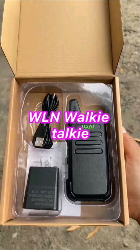 WLN KD-C1 5W 16 Channel UHF two way walkie talkie Radio Pocket size #2wayradio #walkietalkie #pocketsizeradio #foryou #fyp #viral