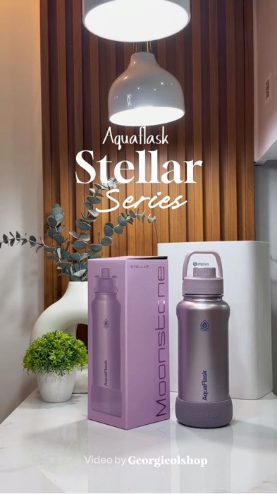 Serving looks and hydration. Meet New Color of Aquaflask Stellar Series! 💕 #MasMuraSaShopee #aquaflaskph #trending