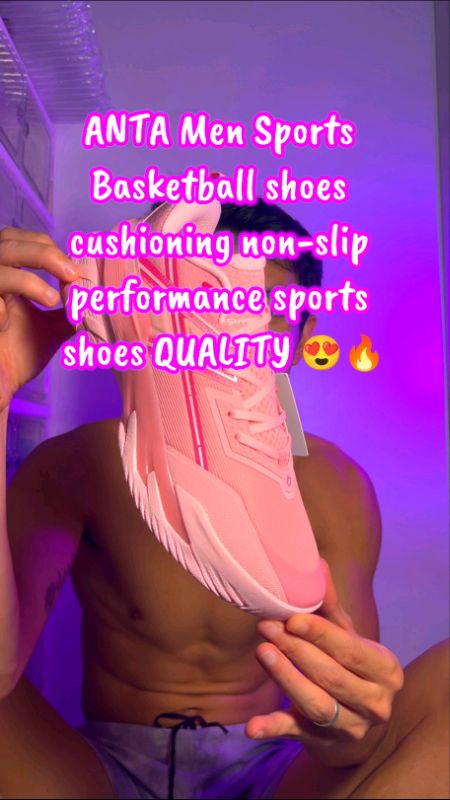 ANTA Men Sports Basketball shoes cushioning non-slip performance sports shoes QUALITY 😍🔥#anta #NEW #trend #MasMuraSaShopee #FreeCoinsInShopeeVideo