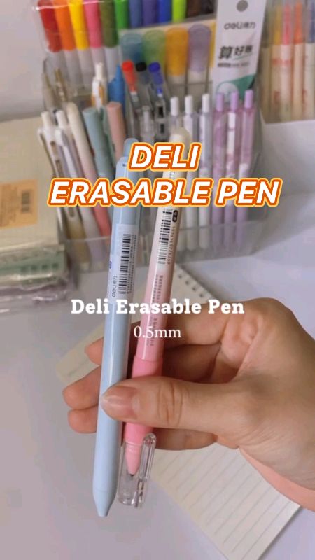 QUALITY NA AFFORDABLE PA #nimaco #deli #SA261#A660 #erasablepen #erasable #3colors#3colors #black #st #quality #student #school #MasMuraSaShopee #fyp