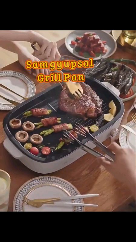 BBQ Grill Electric Griller Samgyupsal Grill Pan Non Stick Frying Pan Smokeless Griddle Indoor Outdoor Griller #MasMuraSaShopee #freeshipping #sale