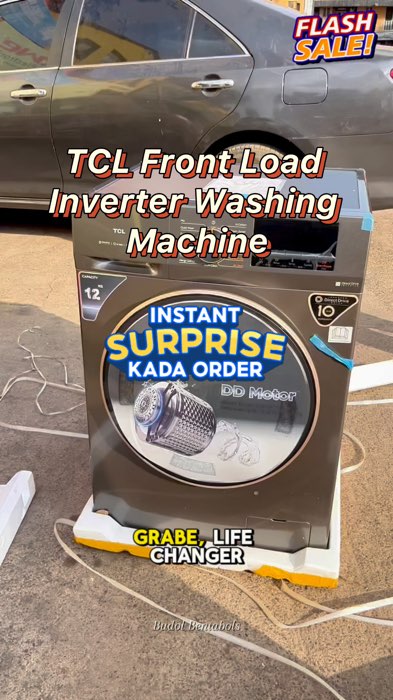 ￼TCL Front Load Inverter Washing Machine - TWF-P60 #washingmachine #inverter #tcl #fyp #MasMuraSaShopee #freecoininshopeevideo
