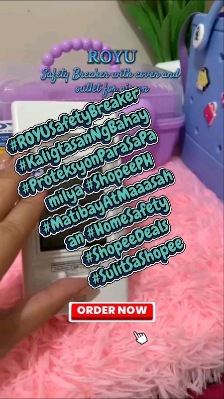 #ROYUSafetyBreaker #KaligtasanNgBahay #ProteksyonParaSaPamilya #ShopeePH #MatibayAtMaaasahan #HomeSafety #ShopeeDeals #sulitSaShopee