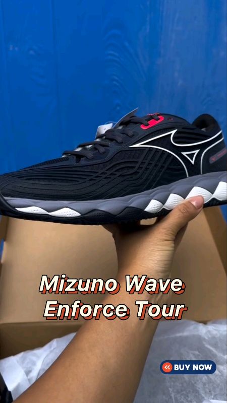 Mizuno Wave Enforce Tour Tennis Shoes 💜 #mizuno #mizunoshoes #mizunowave #shoes #sneakers #mizunowaveenforcetour #tennisshoes #menshoes #courtshoes