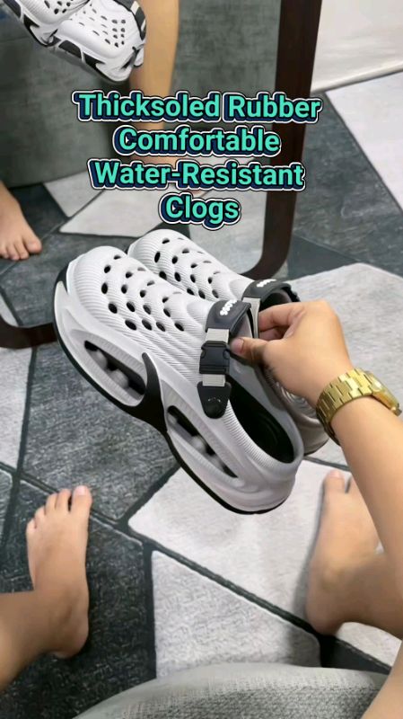 Thicksoled Rubber Comfortable Lightweight, Breathable, Anti-Slip, Water-Resistant Clogs For Men #ShopeePHPaydaySale #MasMuraSaShopee #HugotSaShopee