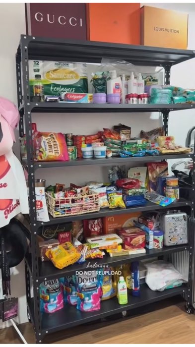 Organized na ang groceries dahil sa rack organizer na to 😍 #rackorganizer #organizer #pantry #fyp