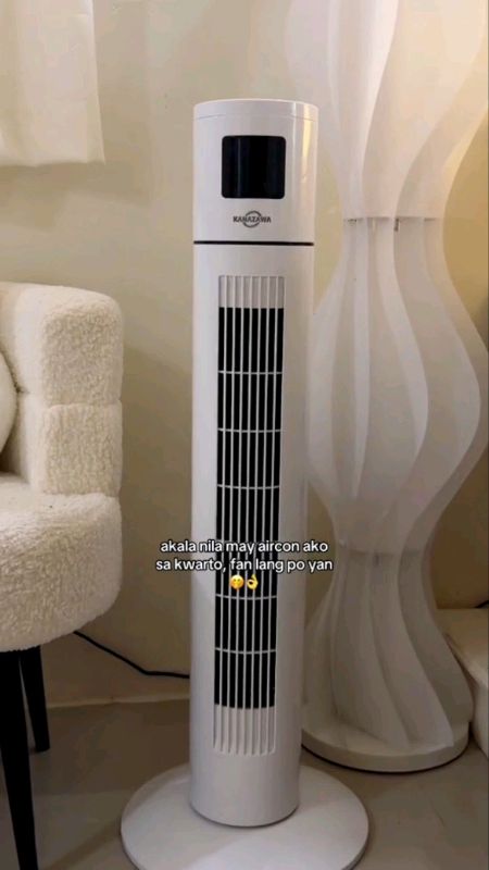 KANAZAWA Tower Fan Electric With Remote Control 120° Stereo #towerfan #fan #MasMuraSaShopee #FreeCoinsInShopeeVideo #shopeefinds #HugotSaShopee