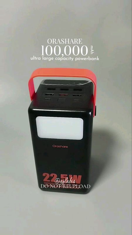 Orashare OL100Pro Powerbank 100000mAh  Ultra-Large Capacity Power Bank #Orashare #powerbank #ajlabis
