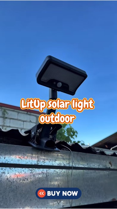 LitUp solar light outdoor waterproof 360° rotation sensor light motion magnetic attraction wall lamp #murasashopee