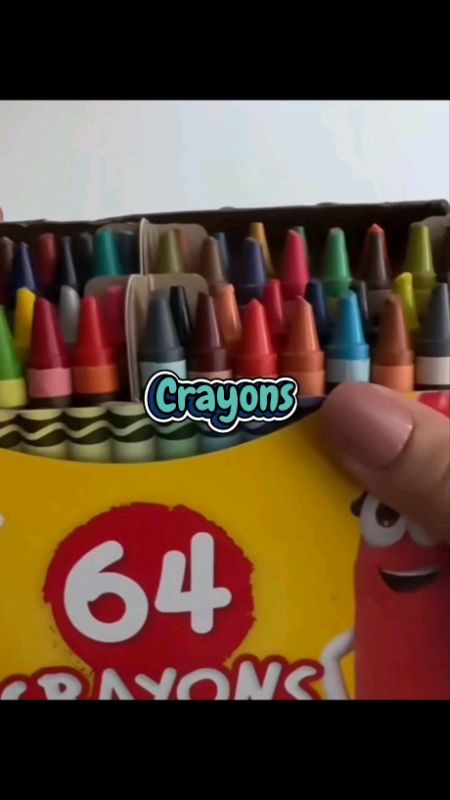 Crayola Crayons #crayon #crayola #color #coloring #nontoxic #kids #school #schoolsupplies #art #wax #drawing #draw #supplies #trending #set