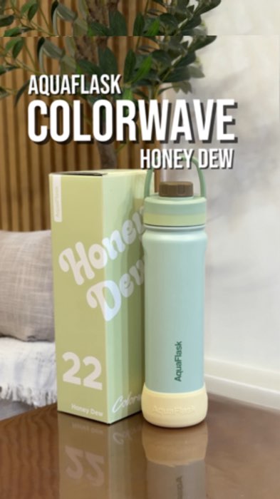 Aquaflask Colorwave - Honey Dew 💕 #aquaflask #colorwave #77sale #tumbler #MasMuraSaShopee