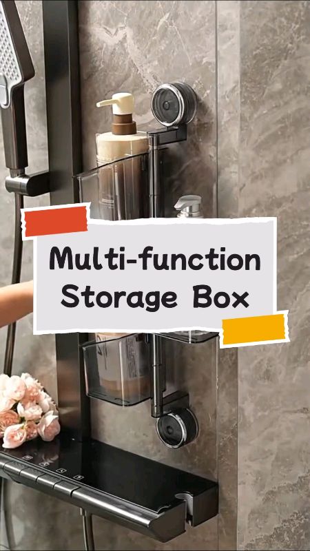 Multi-functional Storage Box with Suction #MasMuraSaShopee #shopeefinds #shopeebudol #shopeehaul #ShopeePHPaydaySale #fyp #buynow #shopeeph