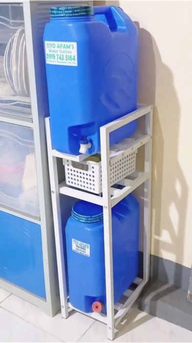 Water Gallon Rack | Mineral Water Stand #storagerack #watergallonrack #kitchenessentials #teamputi #MasMuraSaShopee *CTTO*