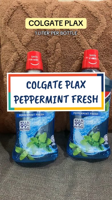 Colgate plax peppermint 1Liter na per bottle Ang sulit nito at affordable pa#colgateplax#colgatemouthwash#moutwash#colgate#danyafinds