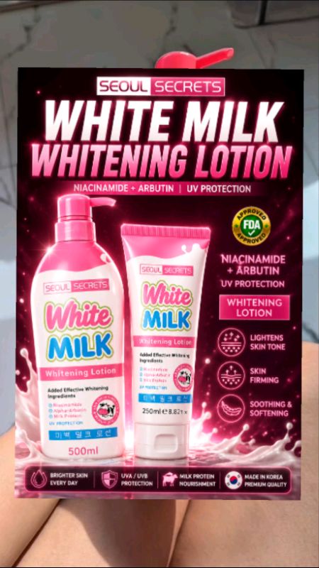 Seoul Secrets White Milk Whitening Lotion #effective #seoul #secrets #white #milk #whitening #lotion #niacinamide #arbutin