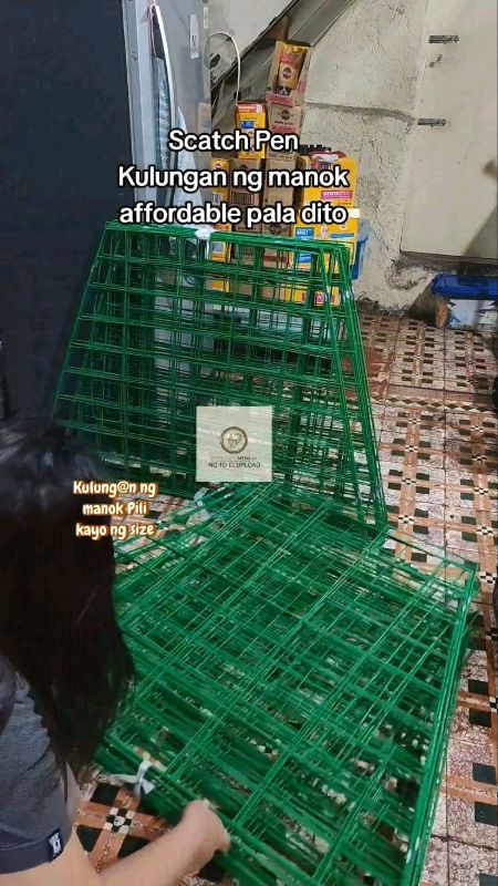Scratch pen o chicken fence #scratchpen #chickenfence #kulunganngmanok #poultry #farmers
