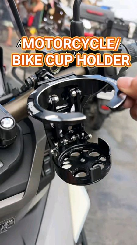 portable motorcycle/bike cup holder #cupholde...