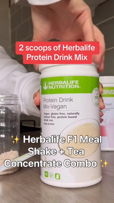 Herbalife F1 Meal Shake + Tea Concentrate Combo #Herbalife #MealShake #TeaConcentrate #WeightControl #HealthPH #trending #MASMURASASHOPEE #fyp #viral