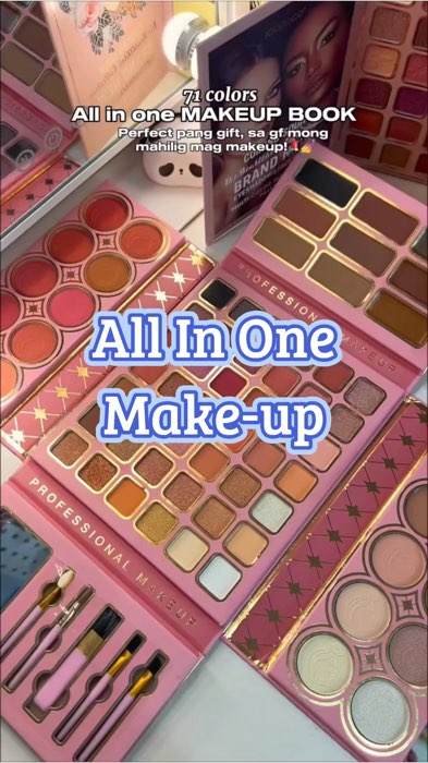 #makeupset #igoodco #MUAApproved #makeuppallete #eyeshadowpallete #fdaApproved #allinonemakeup #makeupbook #71COLORS #MasMuraSaShopee #HugotSaShopee