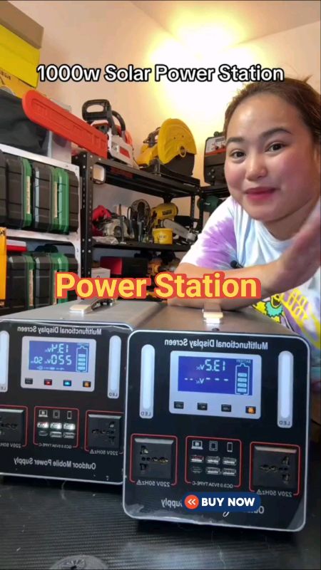 Portable Power Station Solar Generator #fyp #highquality #viral #MasMuraSaShopee #heavyduty #trending