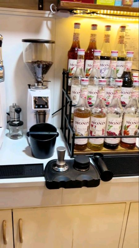 #syruprack #syruporganizer #coffeeshop #Syrup #organizer #foryou #fyp #cafe #rack