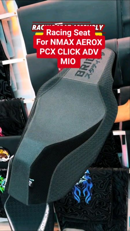 Angas boss!💪 #motorseatcover #RacingSeat #motors #motorparts #motoraccessories #nmaxseat #clickseat #aeroxseat #adv160seat #mioseat #motoraccessories