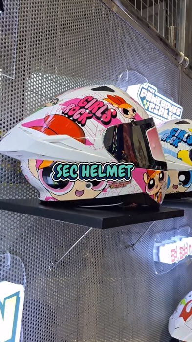 SEC ELEMENT MODULAR HELMET - POWER PUFF GIRLS #MasMuraSaShopee