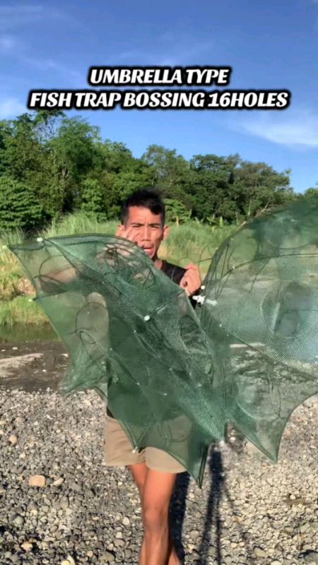 Umbrella fish net para sa mga hipon #umbrellanet #fishnet #fishcage