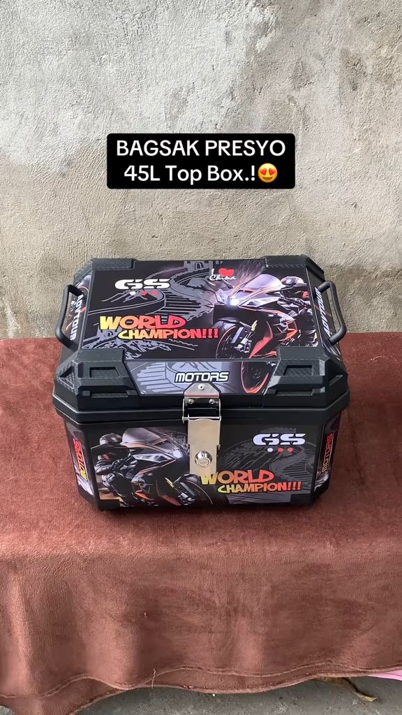 #49L #motorcycle #topbox #toolbox  #AntiSeismic  #FreeCoinInShopeeVideo #trending #MasMuraSaShopee #ThrustLine
