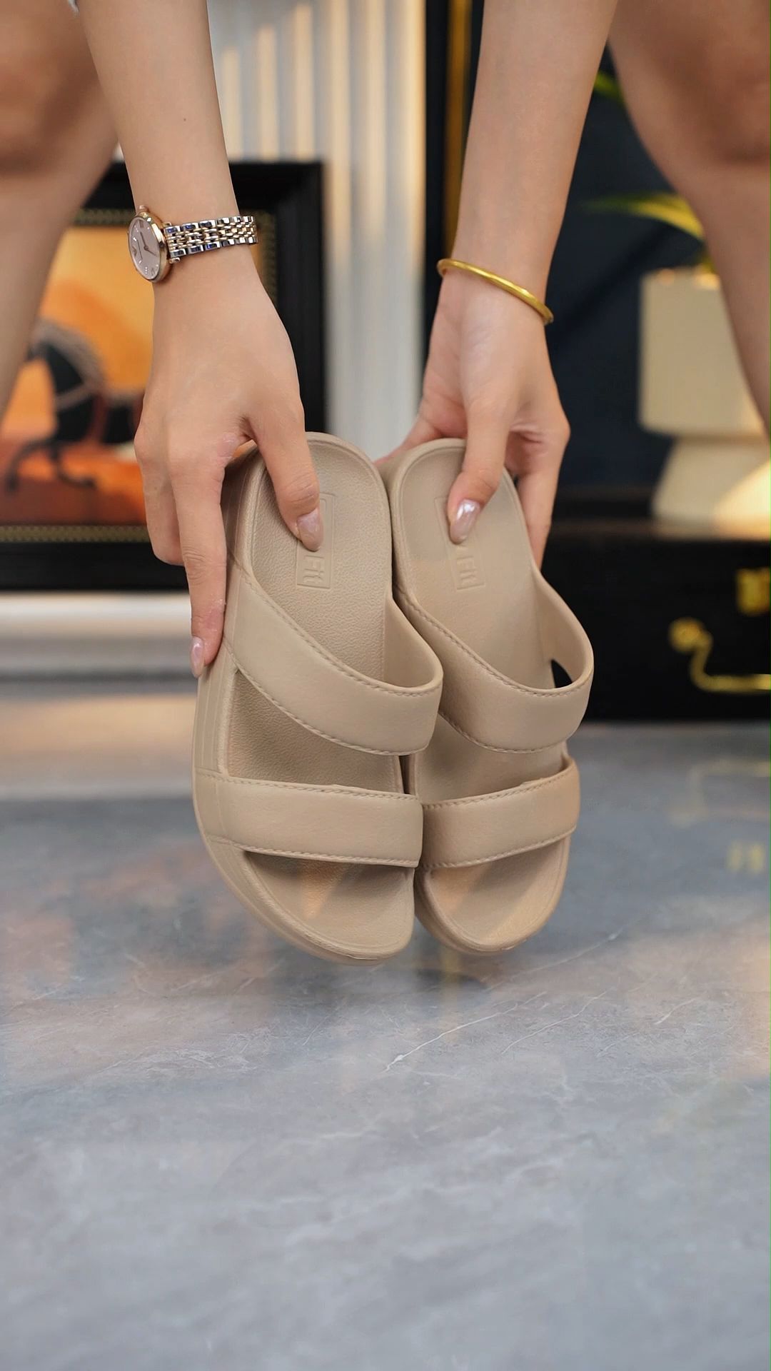 #sandalsforwomen #slippersforwomen Women's Sandals Wedge Heel 4.5CM
