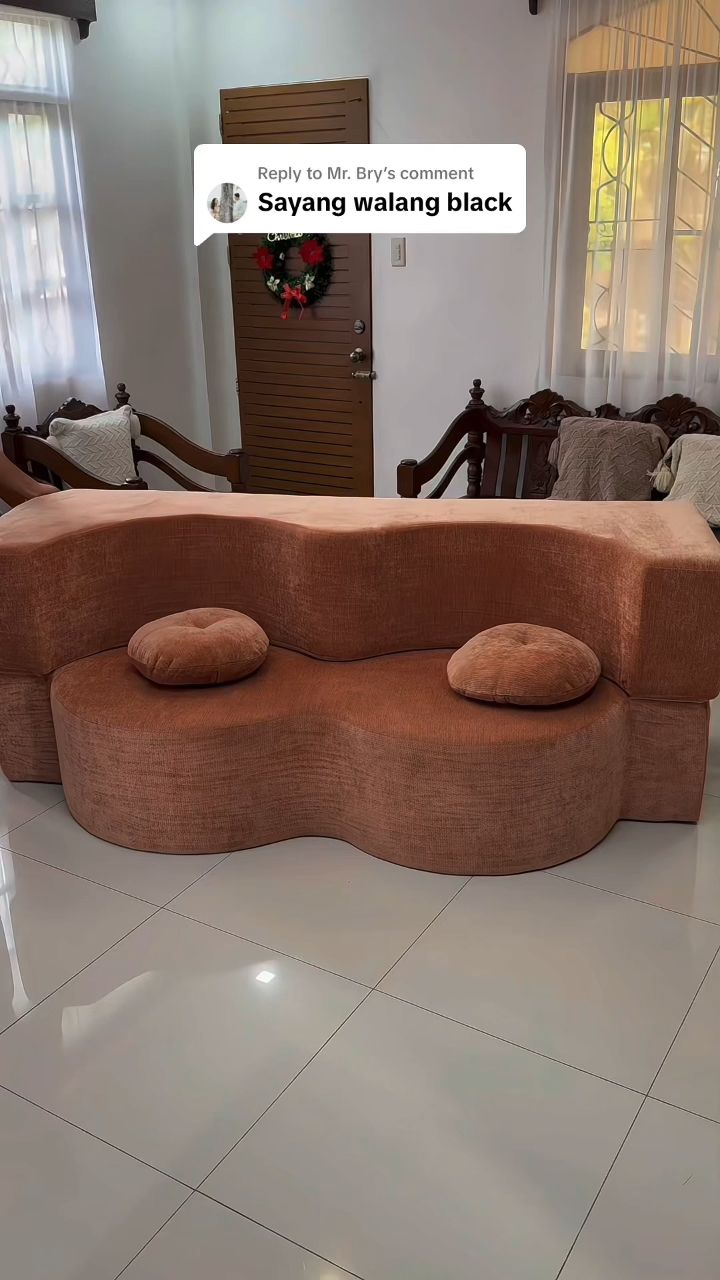 Maximize your small living room with the Greame Foldable 2 Seater! ✨ Versatile, comfy, and stylish. Prices start at ₱5,662. Shop now! 🛒 #greame #sofa