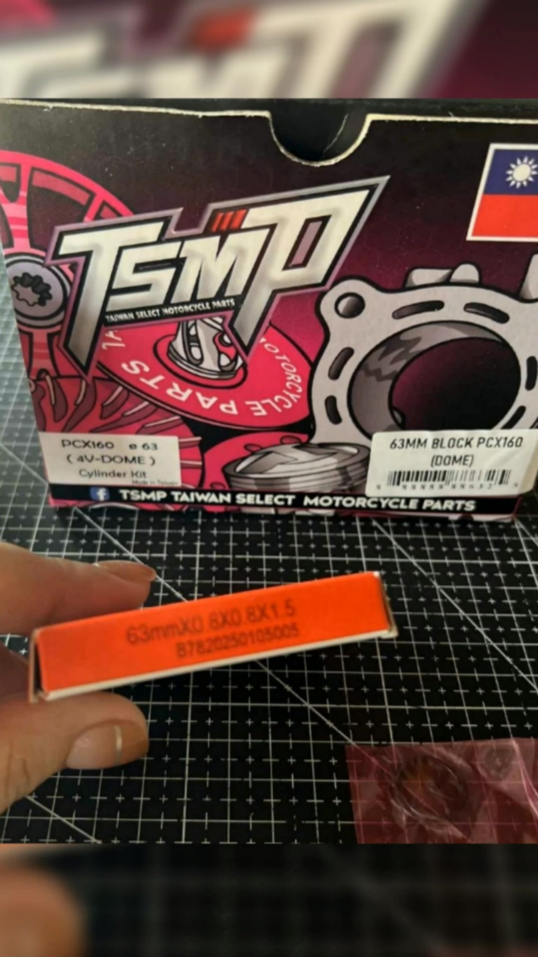 TSMP 63mm Cylinder Block Kit (Dome Piston) for PCX 160/ ADV 160/ CLICK 160 / GIORNO #MasMuraSaShopee #FreeCoinsInShopeeVideo #fyp #trend #fy