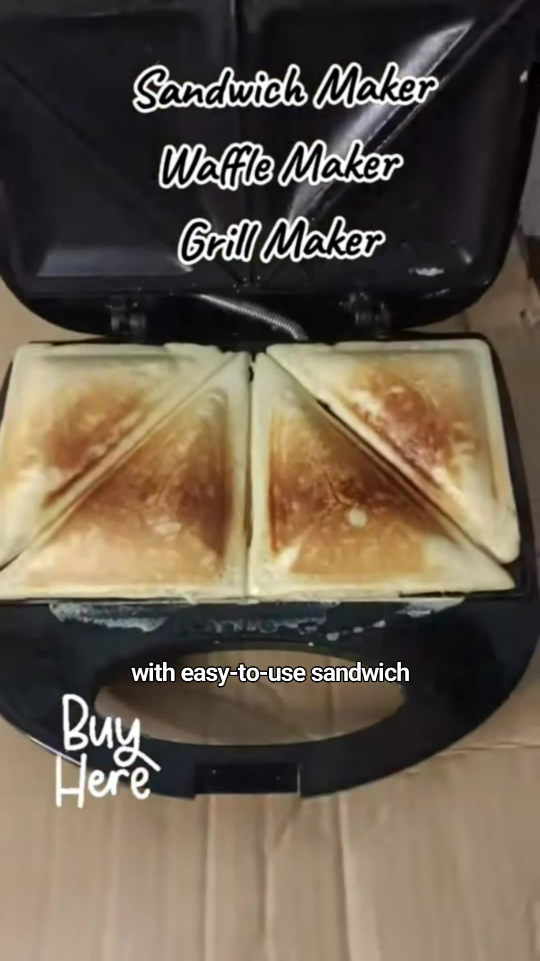 Sandwich Maker #sandwichmaker #wafflemaker #grillmaker #3in1breakfastmaker #elegant #modern #highquality #goodquality #fyp #wafflemaker