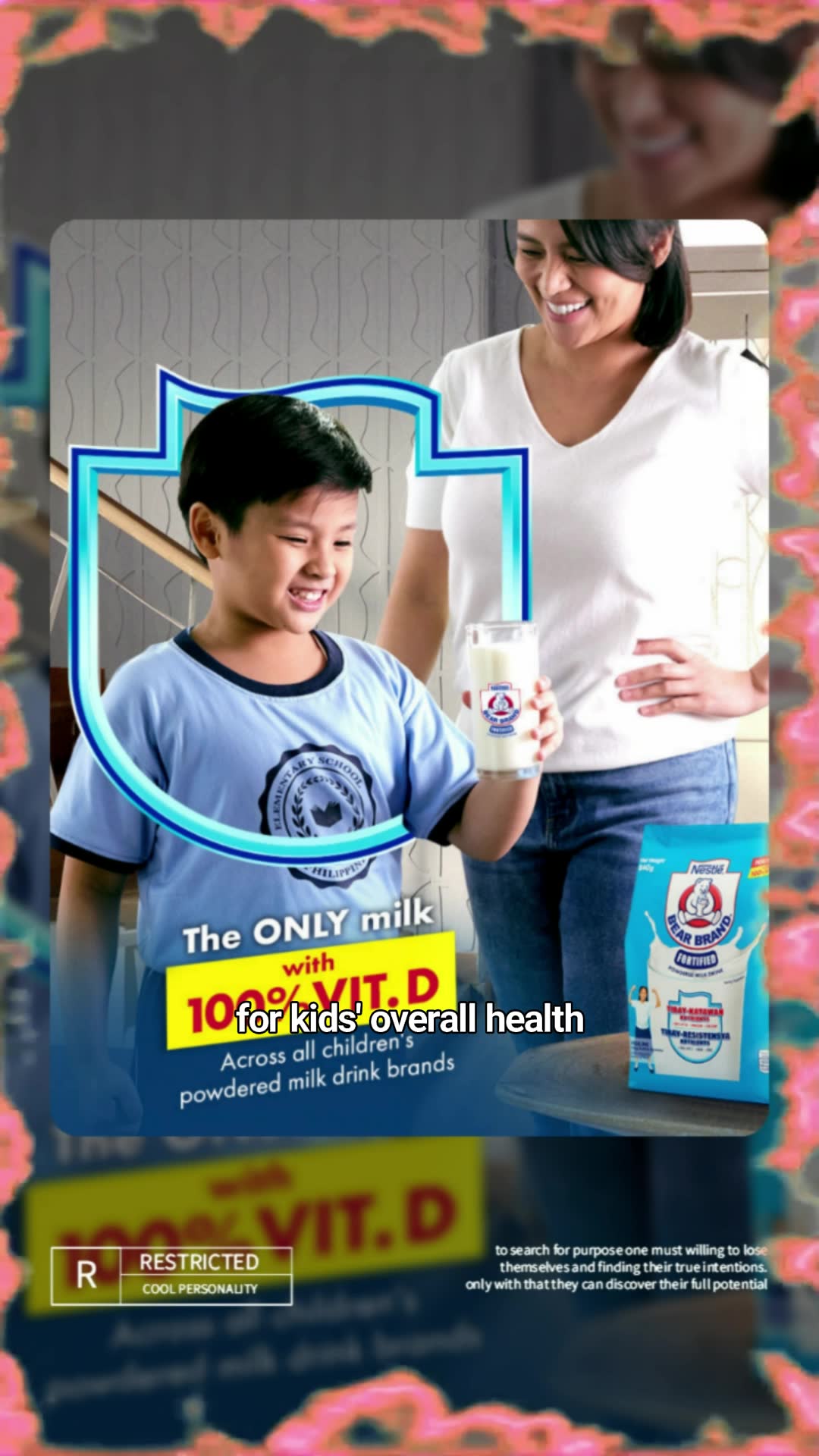 Bear Brand Fortified Powdered Milk Drink 2.4kg + Free 2pcs Chuckie Milkshake Choco Brownie 180ml #bearbrand #chuckiemilkshake #shopeeph #fy #fyp