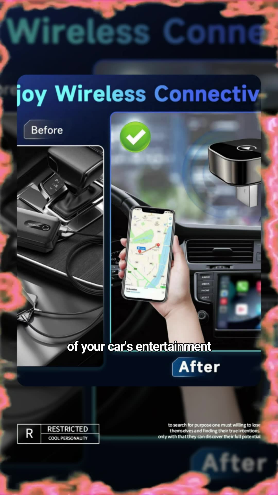 Wireless Carplay Android Auto Adapter Fast Connect Compact Plug Play For Iphone Android Usb Devices #MasMuraSaShopee